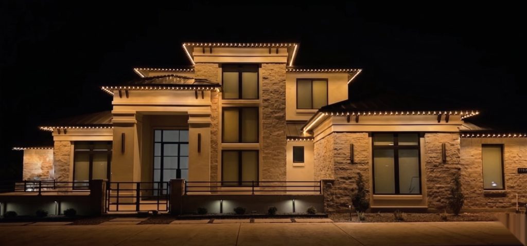 Modern Stone Home — Amber Roofline